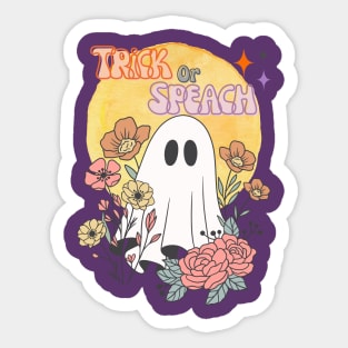 Speech Language pathologist, speech therapist Halloween Sticker